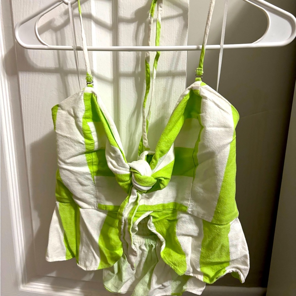 Small women’s summer crop blouse